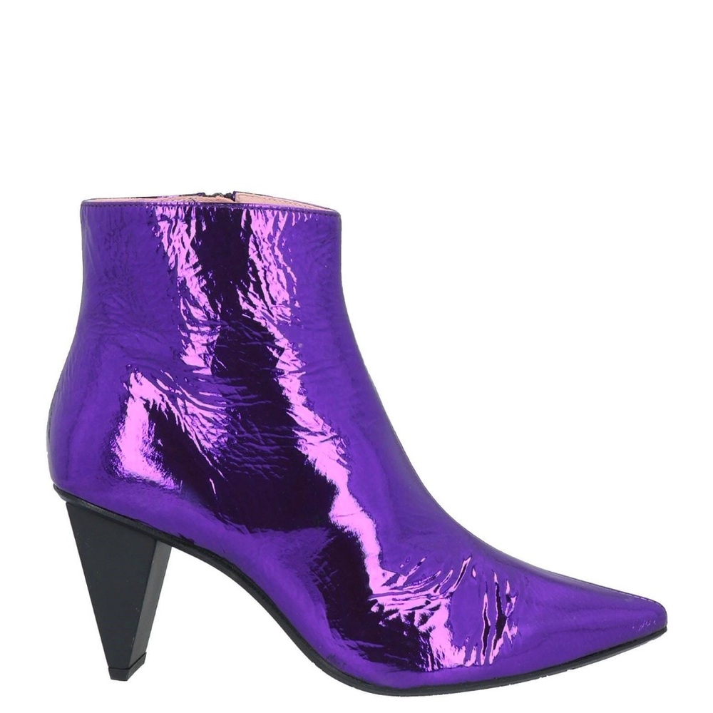 Brand New RAS Spanish Famous Shoe Brand Purple Ankle Boots